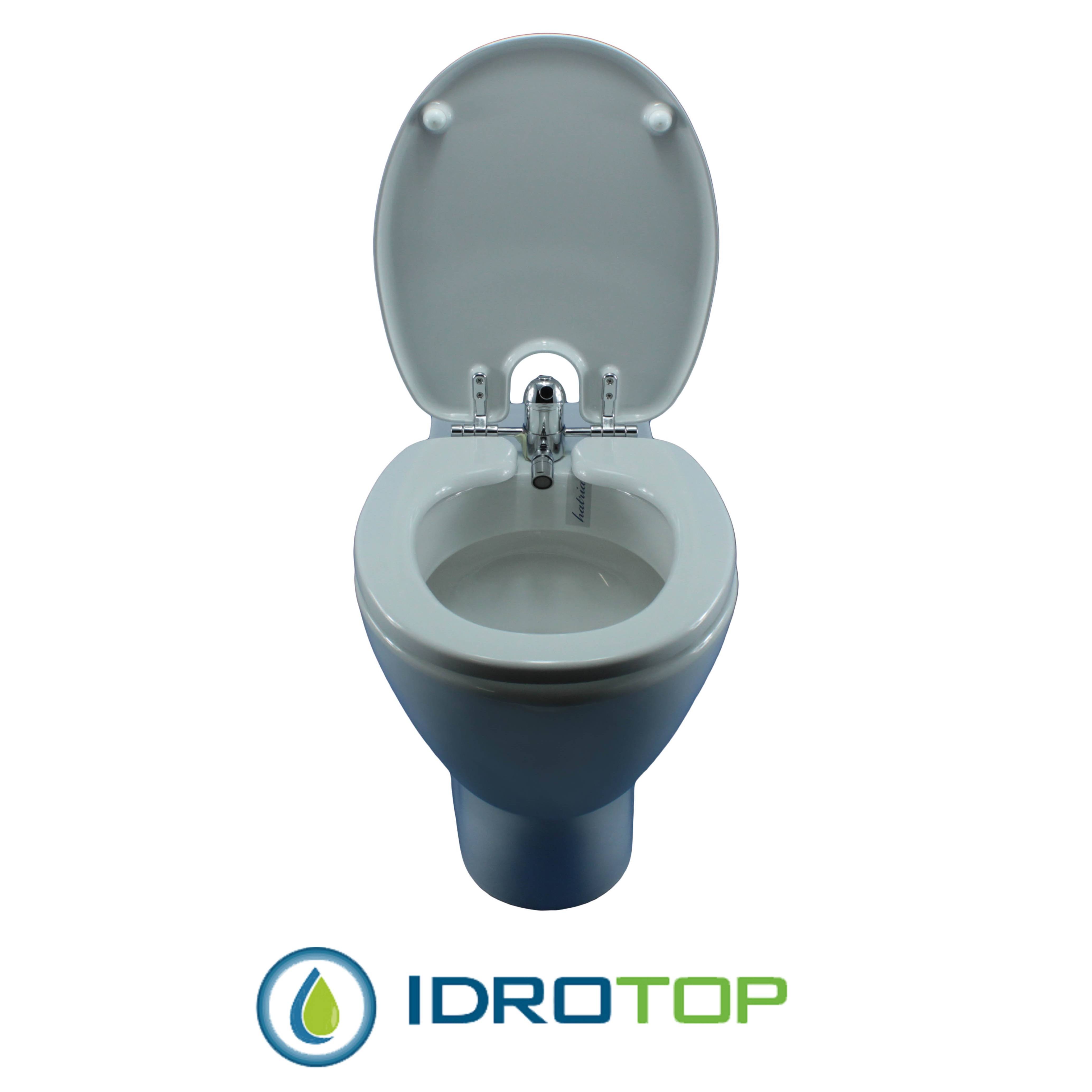 Bidet Incorporato Nel Water.Copriwater Bidet 520 Completo Di Vaso In Ceramica Filo Muro