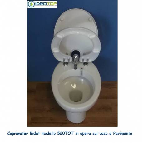 Bidet Incorporato Nel Water.Tapis Wc Bidet 520 Avec Pot Wc En Ceramique Sur Le Sol