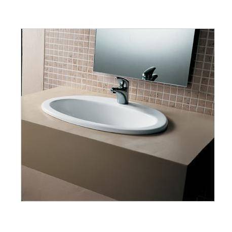 Lavabo Incasso Bagno Ceramica.Lavabo Incasso Mod Marine Ceramica Dimensioni 560x435 Hatria