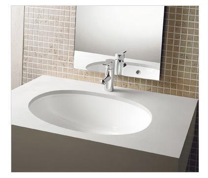 Lavabi A Incasso Dimensioni.Lavabo Incasso Mod Caterine Ceramica Dimensioni 570x425 Hatria