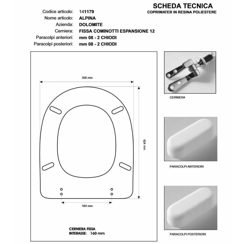 Ceramica Dolomite Serie Alpina.Toilet Seat Dolomite Alpina Quadrarco Champagne Hinge Slowed Soft Close 7436053656636 Ebay